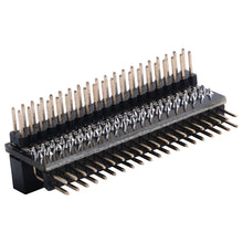 Micro Connectors 40-pin GPIO 1 to 2 Expansion Board for Raspberry Pi, 2 x 20-pin Strip Dual Male Header Double Row Straight GPIO Connector Pin Header Compatible with Raspberry Pi
