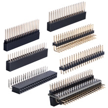 52Pi 13pcs Raspberry Pi GPIO Header GPIO Edge Extension Single Row Female Connector Strip For 40Pin Tinker board Jetson Nano