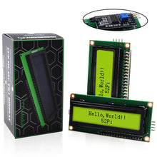 52Pi I2C 1602 LCD Display Module 16X2 Character Serial Blue/Yellow Backlight LCD Module