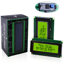 52Pi IIC I2C LCD 2004 Serial 20x4 Display Module with I2C Interface Adapter for Raspberry Pi Arduino STM32 DIY Maker Project BPI Tinker Board Electrical IoT Internet of Things
