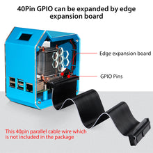52Pi ABS Mini Tower RGB Cooling Fan With 0.96 OLED Screen Case Kit for Raspberry Pi 4B