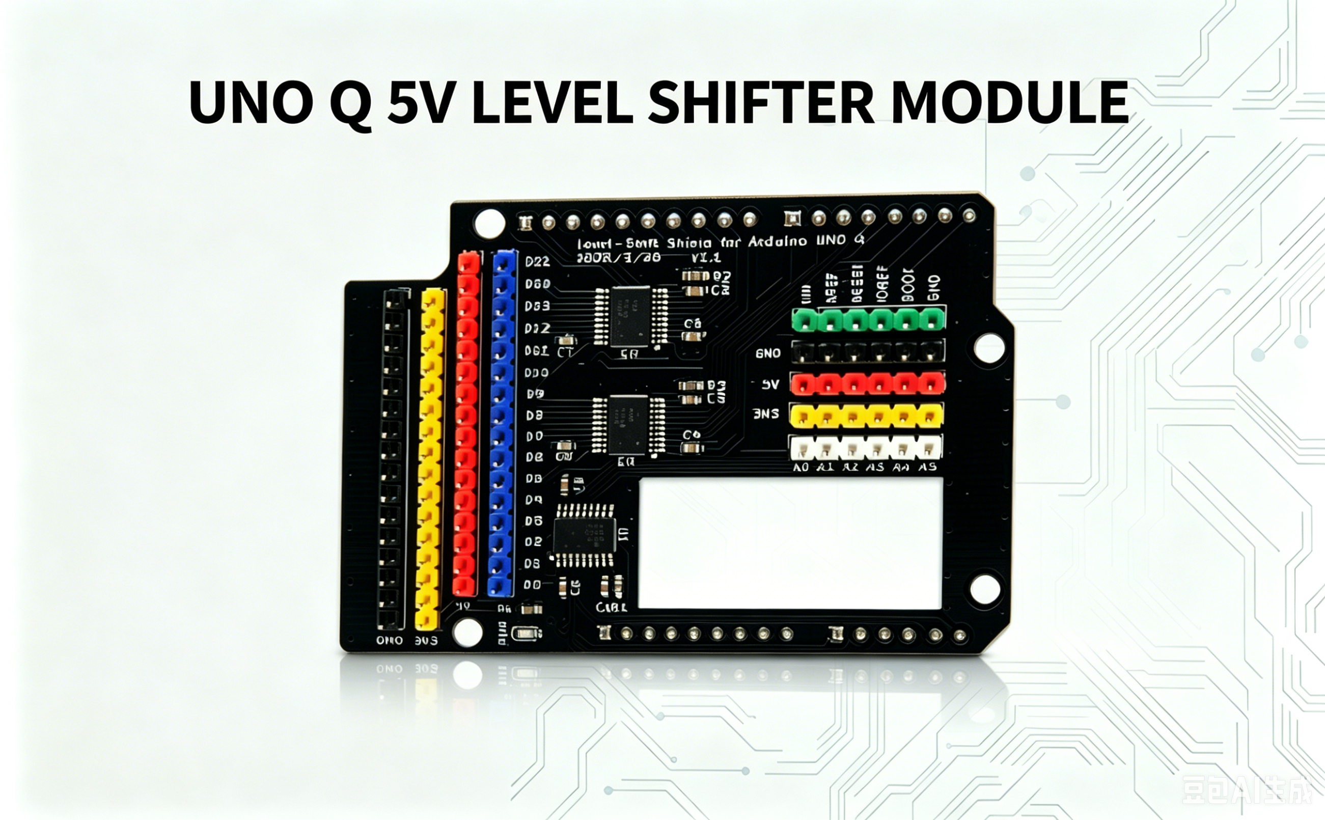 Make Arduino UNO Q Expansion Easier with 52Pi Level-Shifting Shield