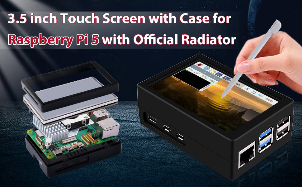 How to setup a 3.5 inch Display-G on your Raspberry Pi 5? – 52Pi Store