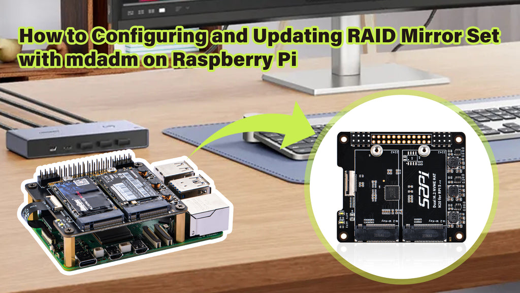 How to Configuring and Updating RAID Mirror Set with mdadm on Raspberr ...
