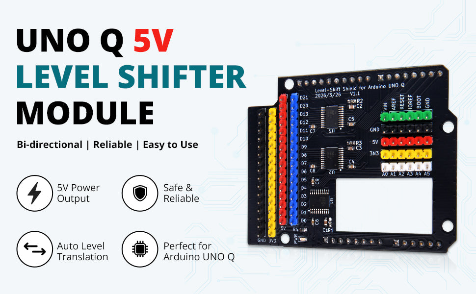 Arduino UNO Q + 5V Sensors? Here's the Missing Piece!