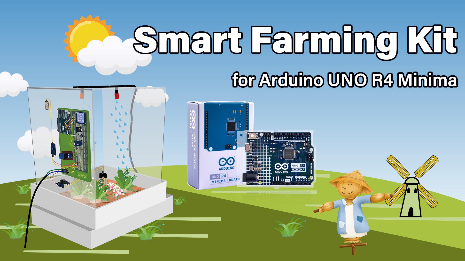 52Pi UNO Project Starter Kit with Tutorial for Arduino Farmer Labs