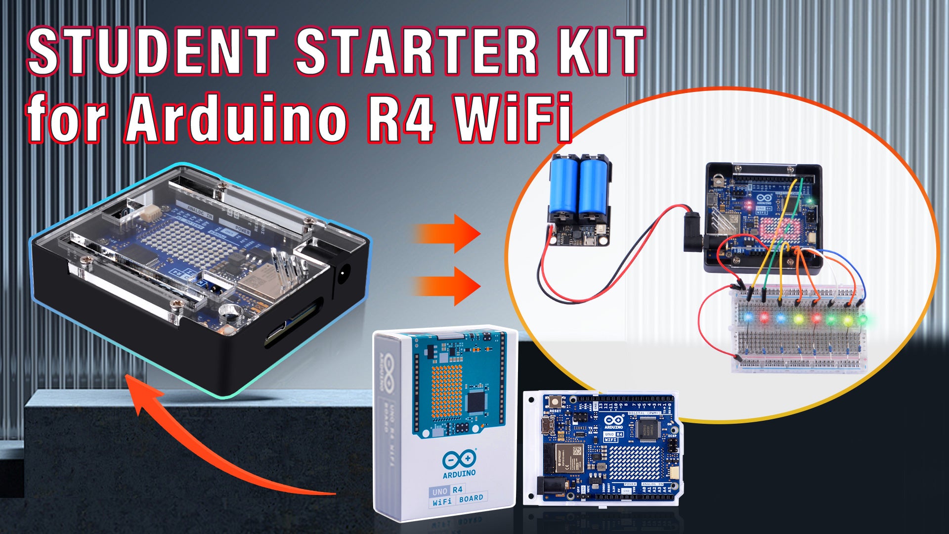 52Pi Student Starter Kit for Arduino UNO R4 WiFi