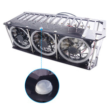 52Pi Rack Tower Acrylic Cluster Case for Raspberry Pi (12 Layer) LED RGB Light Large Cooling Fan For Raspberry Pi / Jetson Nano