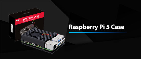 52Pi Aluminum Case Black Brick Enclosure With Cooling Fan Heatsink for Raspberry  Pi 5 – Oz Robotics