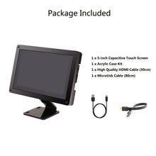 52Pi 5 Inch 800*480 Capacitive Touch Display Screen Monitor for Raspberry Pi, Windows PC, BeagleBone Black