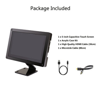 5 Inch 800*480 Capacitive Touch Display Screen Monitor for Raspberry Pi, Windows PC, BeagleBone Black