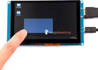 5 Inch Capacitive Touch Screen 800x480 HDMI Monitor TFT LCD Display for Raspberry Pi 4 Model B, Raspberry Pi 3/2 Model B/B+/Pi Zero & BeagleBone Black & PC