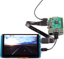 5 Inch Capacitive Touch Screen 800x480 HDMI Monitor TFT LCD Display for Raspberry Pi 4 Model B, Raspberry Pi 3/2 Model B/B+/Pi Zero & BeagleBone Black & PC