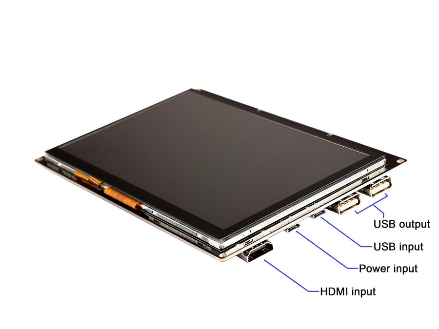 7 Inch 1024*600 Display Capacitive Touch Screen Monitor Raspberry