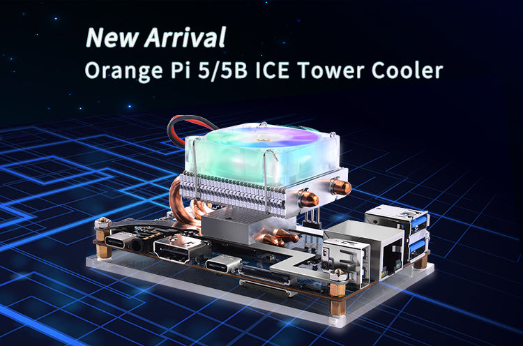 52Pi ICE Tower for Orange Pi 5 review • magazin Mehatronika
