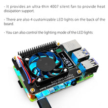52Pi Raspberry Pi Cooling Fan Expansion Board Plus 0.91 OLED V1.0 Compatible for Raspberry Pi 5/4B/3B+/3B/2B