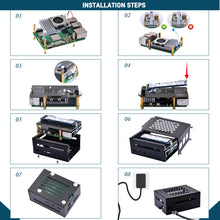 52Pi Starter Kit for Raspberry Pi 8GB, Includes Raspberry Pi 5 8GB Board, N04 M.2 NVMe SSD PCIe Peripheral Board, Metal Case with Active Cooler, 64GB SD Card, HDMI Cable & 27W USB C Power Supply for Raspberry Pi 5