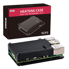 Aluminum Case Enlosure Black With Heatsink Fan for Raspberry Pi 5