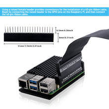 52Pi  Aluminum Case Enlosure Black With Heatsink Fan for Raspberry Pi 5