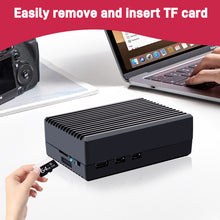 52Pi Aluminum Passive Cooling Case Black Enlosure Shell for Raspberry Pi 5