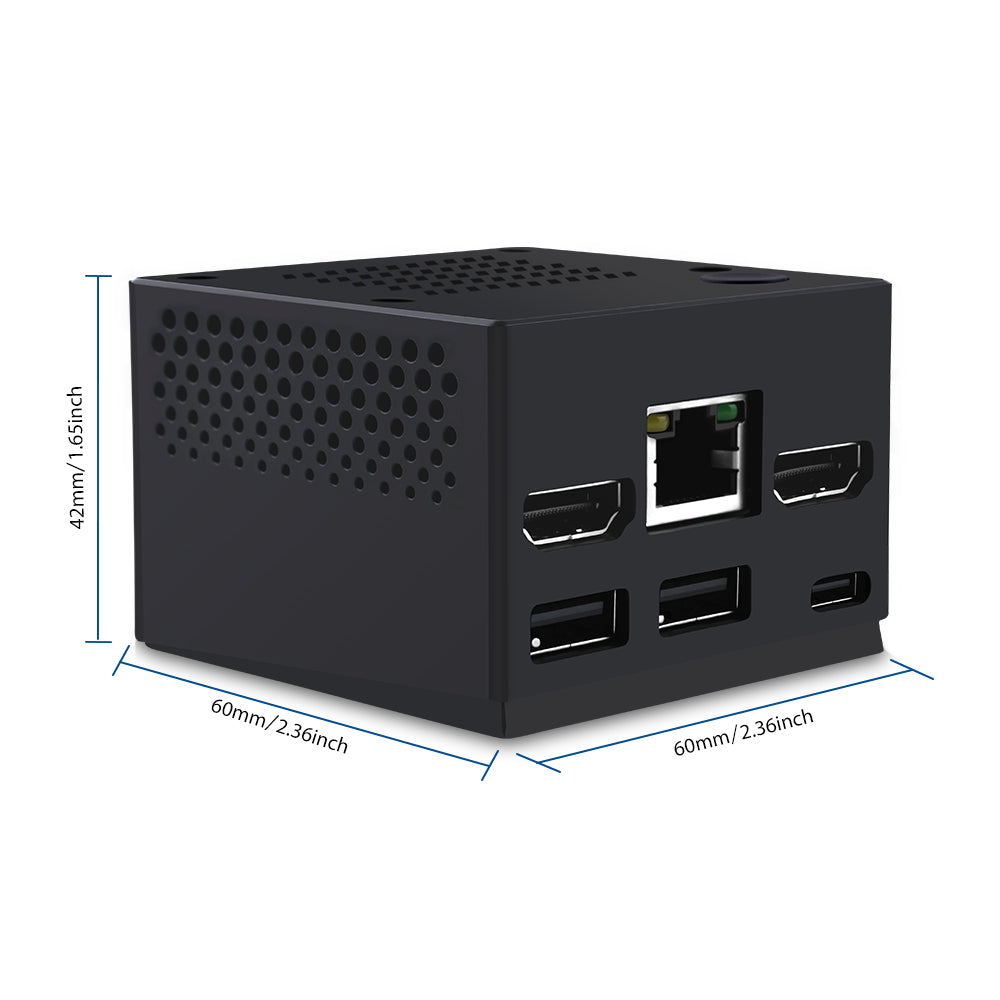 Sugar Cube Raspberry Pi DeskPi Mini Cube for Raspberry Pi Compute Module 4/5 (CM4/CM5) with a ...