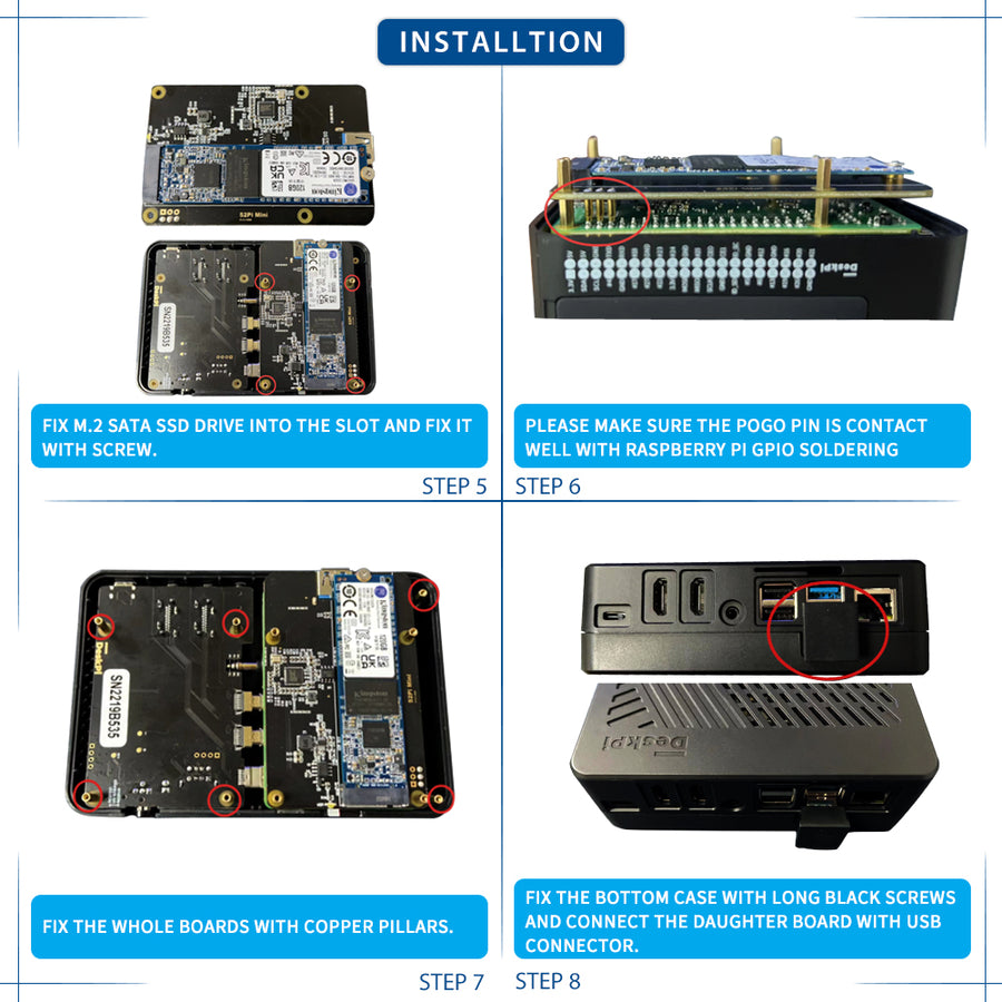 GeeekPi DeskPi Lite Pi5 mit M.2 NVMe für Raspberry Pi 5