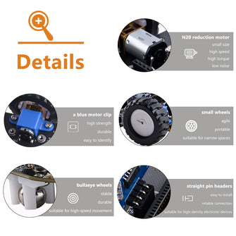 DeskPi MicroCar for Micro:Bit 0.96