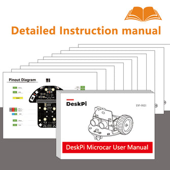 DeskPi MicroCar for Micro:Bit 0.96