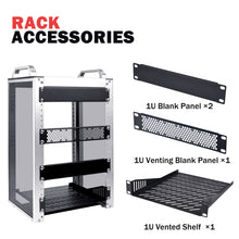 DeskPi RackMate 10 Inch 8U Server Cabinet, T1 Rackmount for Network, Servers, Audio, and Video Equipment