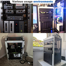 DeskPi RackMate 10 Inch 8U Server Cabinet, T1 Rackmount for Network, Servers, Audio, and Video Equipment