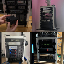 DeskPi RackMate 10 Inch 8U Server Cabinet, T1 Rackmount for Network, Servers, Audio, and Video Equipment