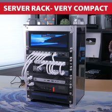 DeskPi RackMate 10 Inch 8U Server Cabinet, T1 Rackmount for Network, Servers, Audio, and Video Equipment