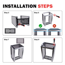 DeskPi RackMate 10 Inch 8U Server Cabinet, T1 Rackmount for Network, Servers, Audio, and Video Equipment