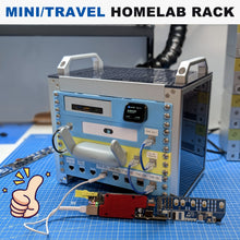 DeskPi RackMate 10 Inch 4U Server Cabinet, T0 Rackmount for Network, Servers, Audio, and Video Equipment