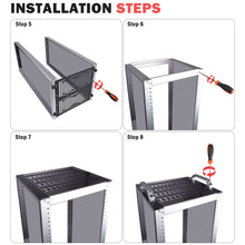 DeskPi RackMate 10 Inch 12U Server Cabinet, T2 Rackmount for Network, Servers, Audio, and Video Equipment