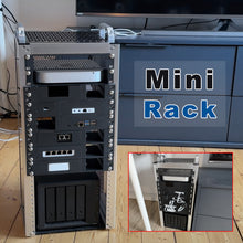 DeskPi RackMate 10 Inch 12U Server Cabinet, T2 Rackmount for Network, Servers, Audio, and Video Equipment