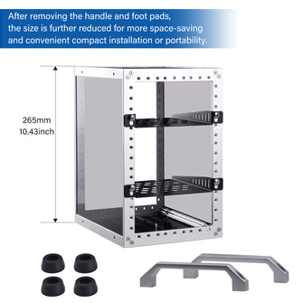 DeskPi RackMate Mini Server Cabinet, TT Rackmount for Network, Mini PC ...