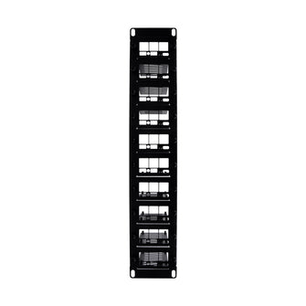 52Pi 19 Inch Removable Front Panel 2U Rack Mount for Raspberry Pi 5/4B