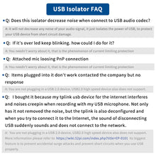 USB Isolator Module ADUM3160 USB Digital Isolation USB to USB Voltage Isolator Board Protection (5KV ESD MAX) with OC Protection