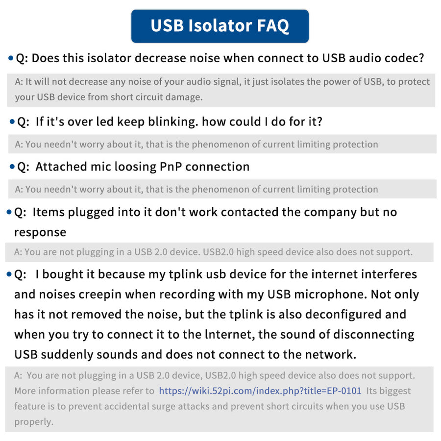 Isolateur USB Binghe ADUM3160 - Module Isolation Numérique 2500V | Anti-bruit Circuits