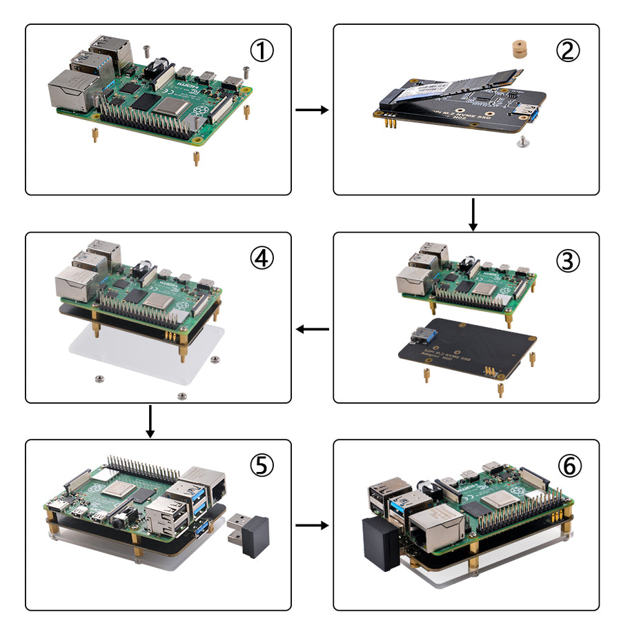 Raspberry pi 4 TypeB SSDフルセット Amazon.com: Official Raspbery Pi SSD Kit, Includes 256GB