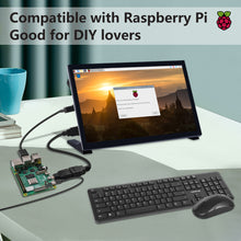 52Pi 10.1 Inch 1024*600 Capacitive IPS Display 60Hz portable Screen Monitor for Raspberry Pi Windows PC (No Touch)