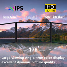 52Pi 10.1 inch 1024x600 60Hz IPS Capacitive Touch Screen with speakers for Raspberry Pi 5