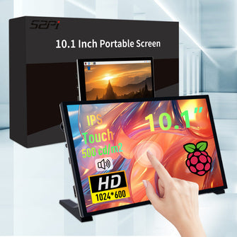 10.1 inch 1024x600 60Hz IPS Capacitive Touch Screen with speakers for Raspberry Pi 5