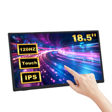 52Pi 18.5 Inch 1920x1080 Capacitive Touch Screen 100-120Hz IPS Display Portable Screen Monitor, Supports Installation of Raspberry Pi 5/4B/3B/3B+