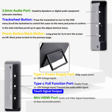 52Pi 18.5 Inch 1920x1080 Capacitive Touch Screen 100-120Hz IPS Display Portable Screen Monitor, Supports Installation of Raspberry Pi 5/4B/3B/3B+