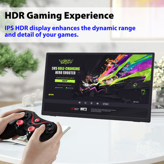 52Pi 18.5 Inch 1920x1080 Capacitive Touch Screen 100-120Hz IPS Display Portable Screen Monitor, Supports Installation of Raspberry Pi 5/4B/3B/3B+