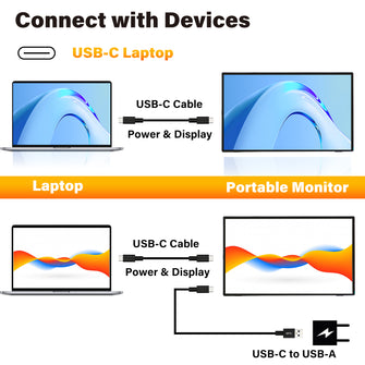 52Pi 18.5 Inch 1920x1080 Capacitive Touch Screen 100-120Hz IPS Display Portable Screen Monitor, Supports Installation of Raspberry Pi 5/4B/3B/3B+