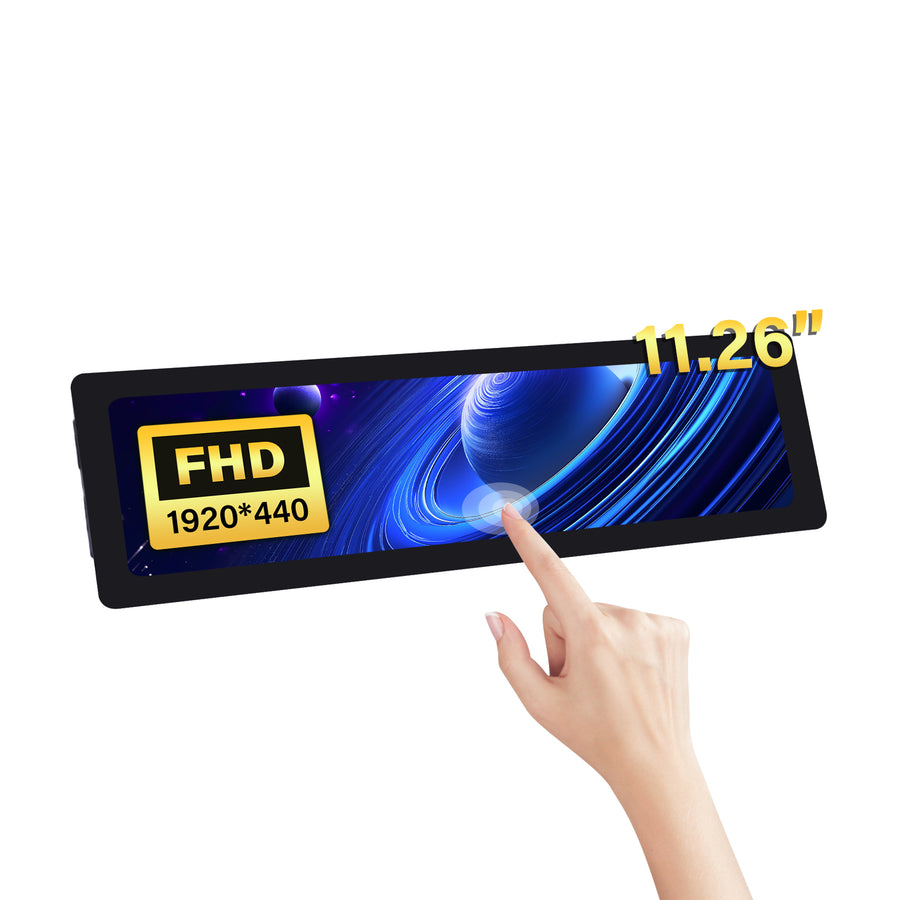 ディスプレイ・モニター 美品GeekPi EP-0189 11.26インチ IPS静電容量