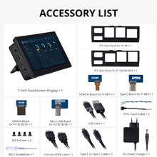 52Pi 7-Inch Capacitive IPS Screen 1024 × 600 60HZ Touchscreen Display With Speakers for Raspberry Pi 5/4B/3B+/3B/B+